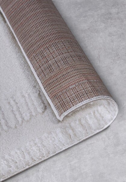 Кремава пътека 80x240 cm Bartoux Cream White – Elle Decoration