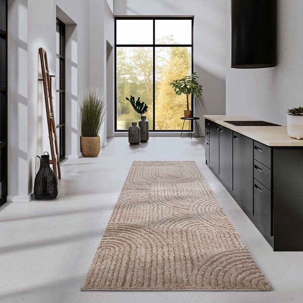 Бежова пътека 80x240 cm Chappe Beige – Elle Decoration