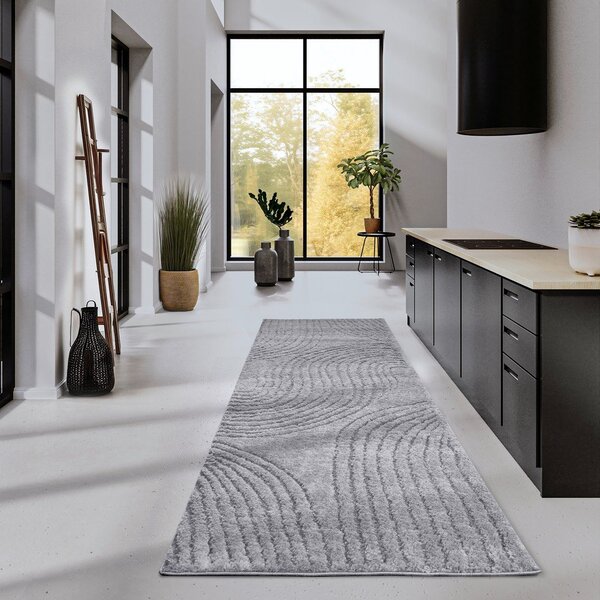 Сива пътека 80x240 cm Pigment Light Grey – Elle Decoration
