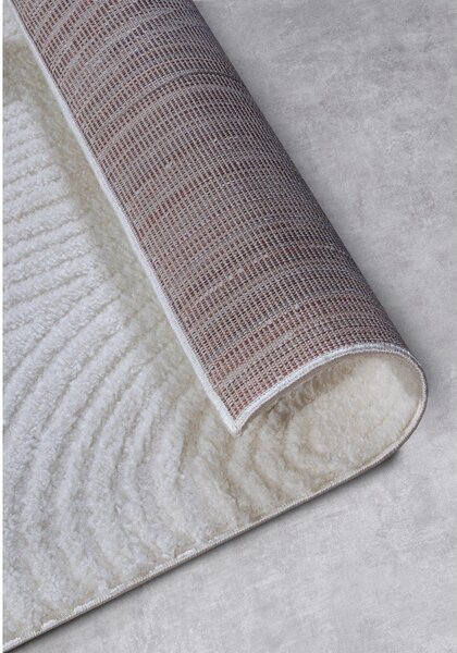 Кремава пътека 80x240 cm Chappe Cream White – Elle Decoration