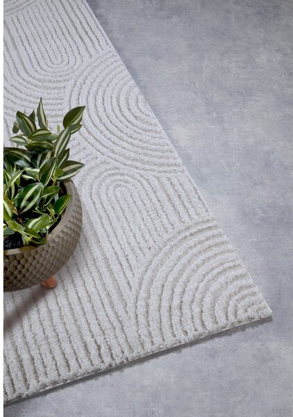 Кремава пътека 80x240 cm Chappe Cream White – Elle Decoration