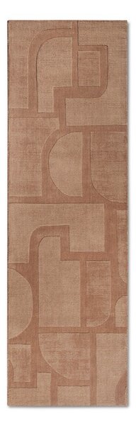Кафява ръчно изработена вълнена пътека 80x250 cm Alexis – Villeroy&Boch