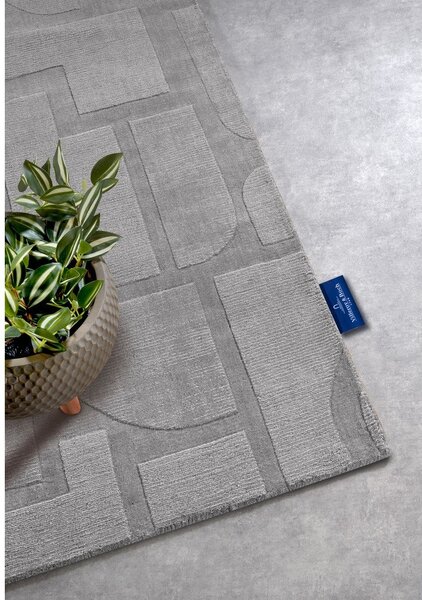 Сива ръчно изработена вълнена пътека 80x250 cm Alexis – Villeroy&Boch
