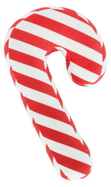 Декоративна възглавница с коледен мотив от флийс 50x30 cm Candy Cane – Catherine Lansfield