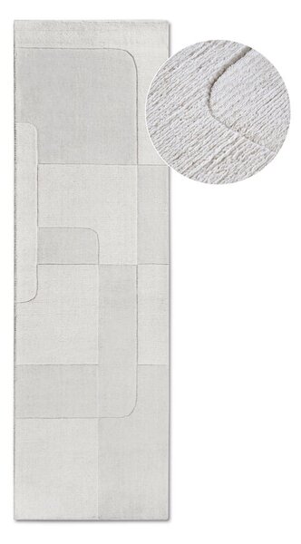 Кремава ръчно изработена вълнена пътека 80x250 cm Charlotte – Villeroy&Boch