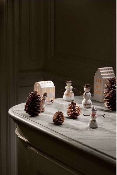 Порцеланова Коледна фигурка (височина 11,5 cm) Hammershøi Snowman – Kähler Design