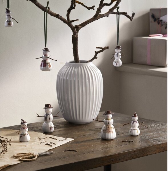 Порцеланова Коледна фигурка (височина 11,5 cm) Hammershøi Snowman – Kähler Design
