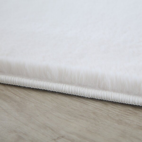 Кремав килим подходящ за пране 80x150 cm Pouffy – Ayyildiz Carpets