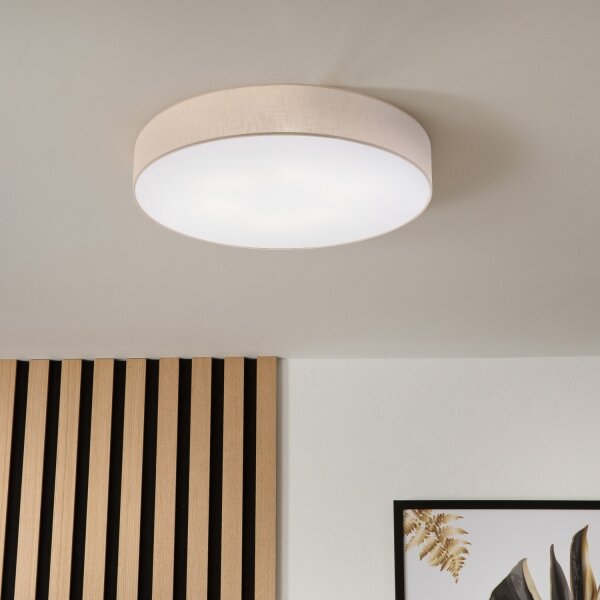 Brilagi - LED таванно осветително тяло SIRIJA 6xE27/60W/230V Ø 80 см бежово