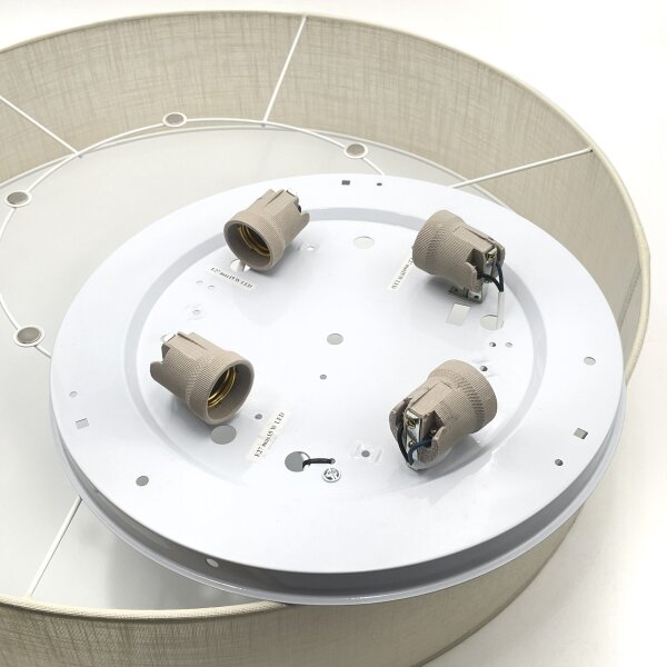 Brilagi - LED таванно осветително тяло SIRIJA 4xE27/60W/230V диам. 60 см кремаво