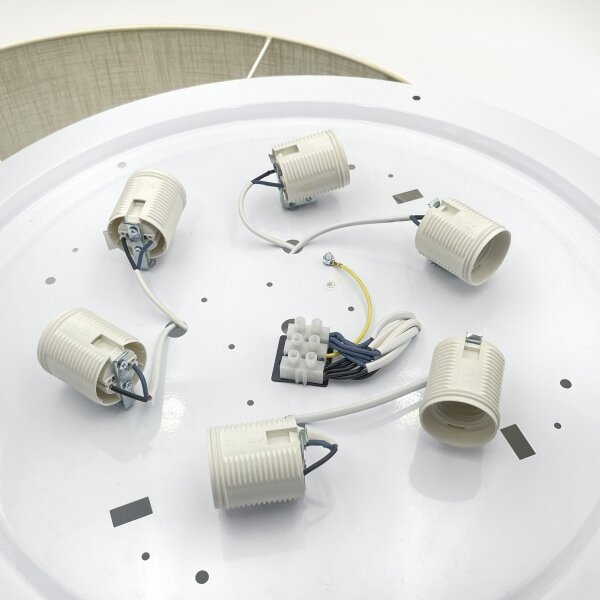 Brilagi - LED таванно осветително тяло SIRIJA 6xE27/60W/230V, диаметър 80 см, бяло