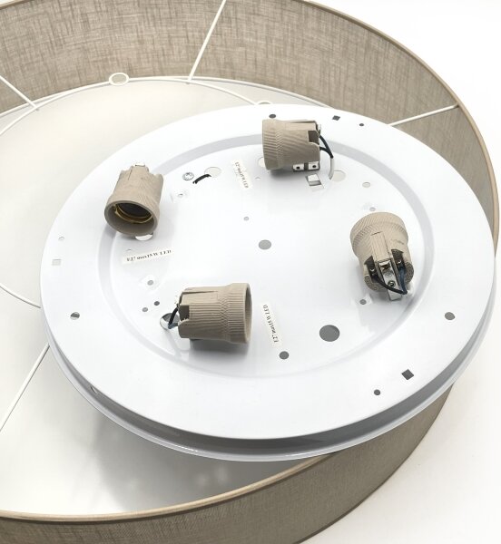 Brilagi - LED таванно осветително тяло SIRIJA 4xE27/60W/230V Ø 60 см бежово