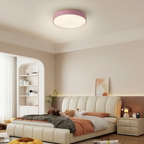 Brilagi - димируемо LED таванно осветително тяло POOL LED/36W/230V 3000-6000K 30 cm розово+ДУ