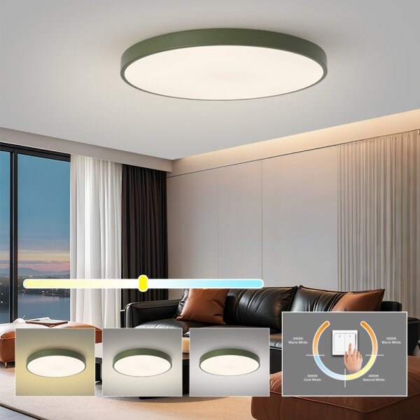 Brilagi - LED таванно осветително тяло POOL LED/100W/230V 3000/4000/6000K 80 см зелено