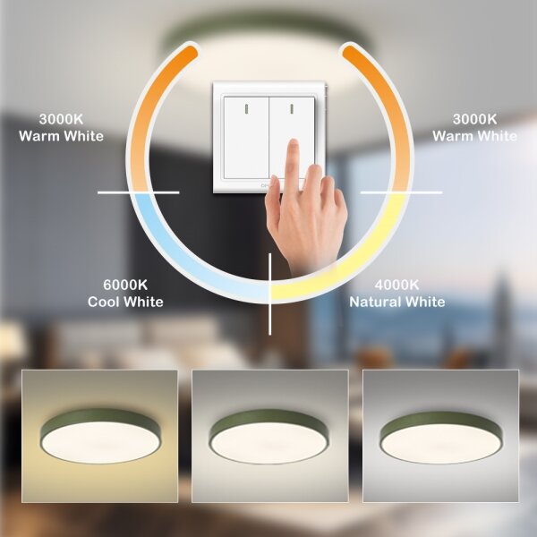 Brilagi - LED таванно осветително тяло POOL LED/100W/230V 3000/4000/6000K 80 см зелено