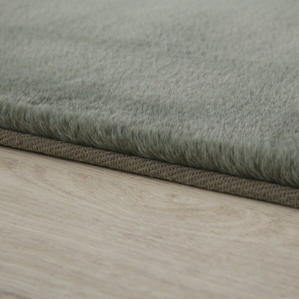 Зелен килим подходящ за пране 60x110 cm Pouffy – Ayyildiz Carpets