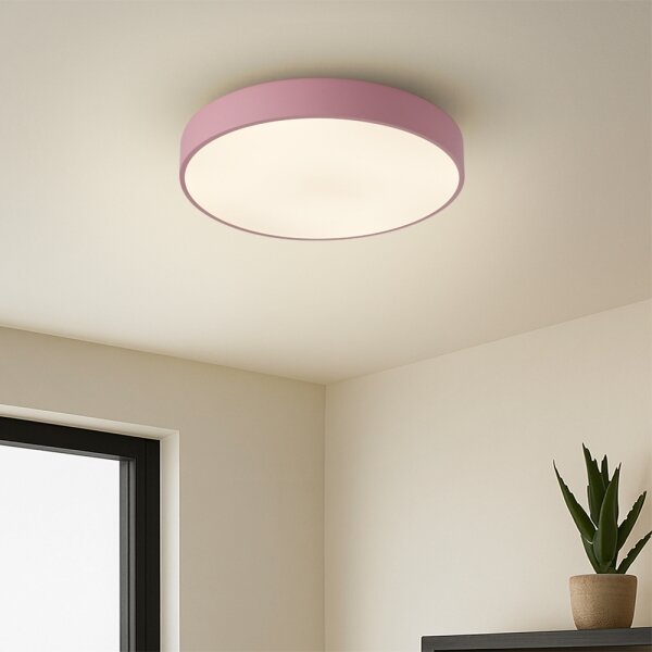 Brilagi - димируемо LED таванно осветително тяло POOL LED/36W/230V 3000-6000K 30 cm розово+ДУ