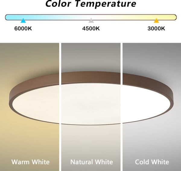 Brilagi - LED таванно осветително тяло POOL LED/100W/230V 3000/4000/6000K 80 см кафяво