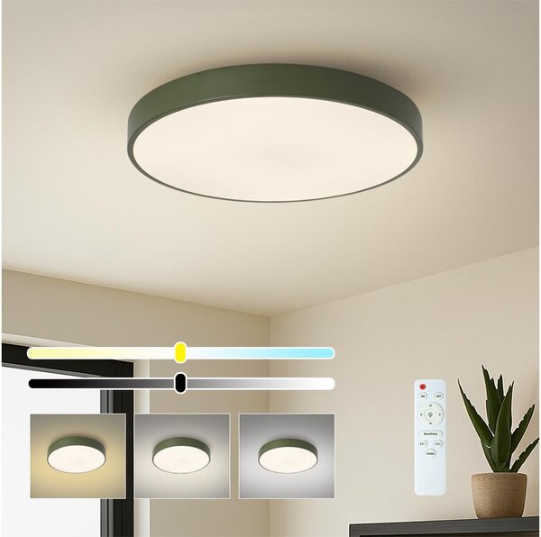 Brilagi - димируем LED плафон POOL LED/60W/230V 3000-6000K 50 cm зелен+ДУ