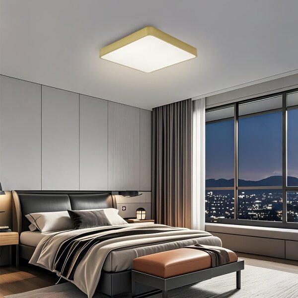 Brilagi - LED таванно осветително тяло POOL LED/36W/230V 3000/4000/6000K 40x40 см златисто