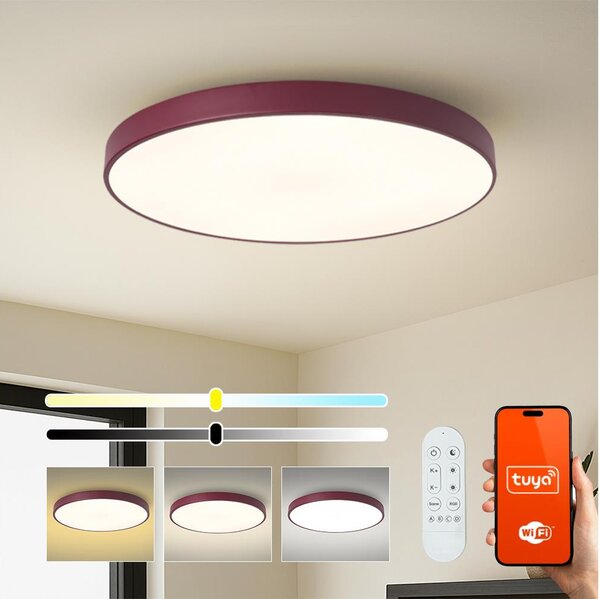 Brilagi-LED Димируемо осветително тяло POOL SMART LED/100W/230V 80 cm Wi-Fi Tuya+ДУ бордо