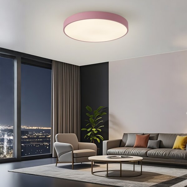 Brilagi - LED таванно осветително тяло POOL LED/60W/230V 3000/4000/6000K 60 cm розово