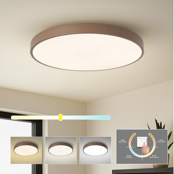Brilagi - LED таванно осветително тяло POOL LED/100W/230V 3000/4000/6000K 80 см кафяво