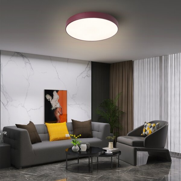 Brilagi - LED таванно осветително тяло POOL LED/36W/230V 3000/4000/6000K 30 cm бордо