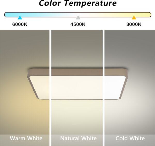 Brilagi-LED таванен плафон POOL с димер LED/36W/230V 3000-6000K 40x40 cm бежов+дистанционно
