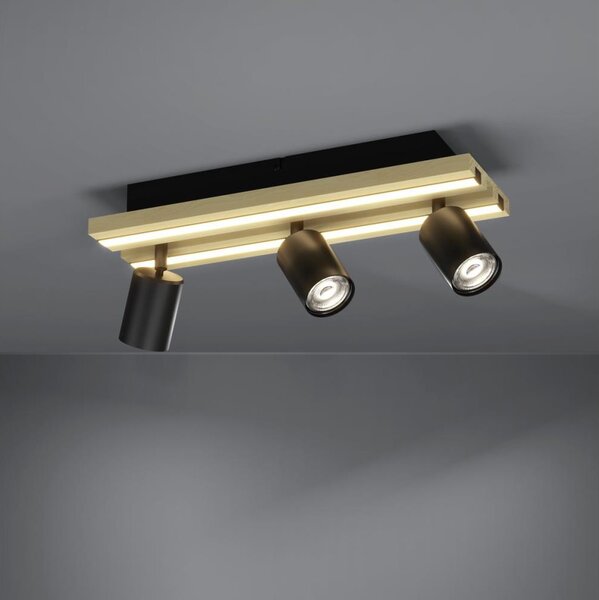 Eglo 390523 -LED спот GESTEIRA 3xLED/2,2W/230V+2x1,2W+2x2W бежово/черно