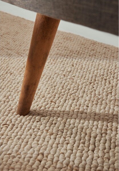 Кремава пътека подходяща за пране 80x240 cm Rocco Cream – Elle Decoration