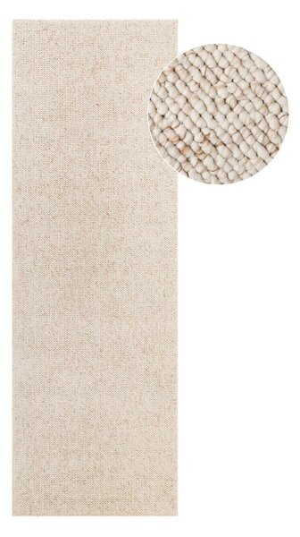 Кремава пътека подходяща за пране 80x240 cm Rocco Cream – Elle Decoration