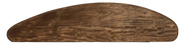 Кафяв стенен рафт от масивно манго 100 cm Ginosu – Light & Living
