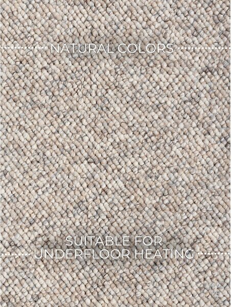 Сиво-кремава пътека подходяща за пране 80x240 cm Rocco Dark Cream – Elle Decoration
