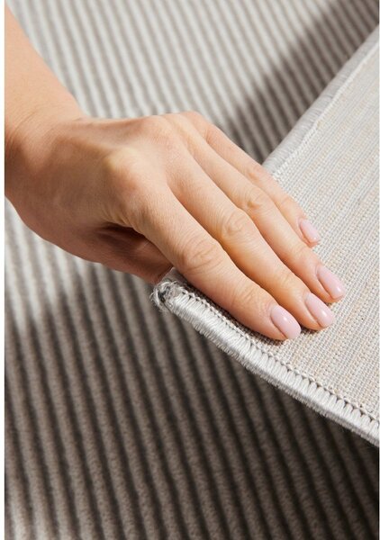 Сива и кремава пътека 80x240 cm Perles Dolomite – Elle Decoration