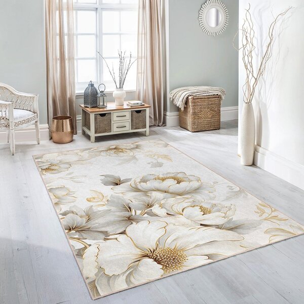 Кремава пътека подходяща за пране 80x200 cm Soft and Gentle – Mila Home