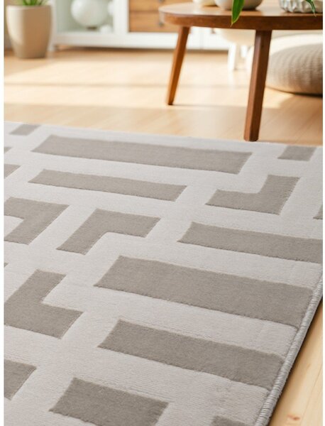 Сиво-кремава пътека 80x240 cm Perles Onyx – Elle Decoration