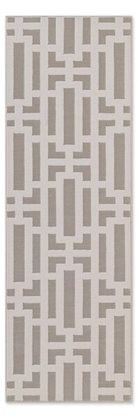 Сиво-кремава пътека 80x240 cm Perles Onyx – Elle Decoration