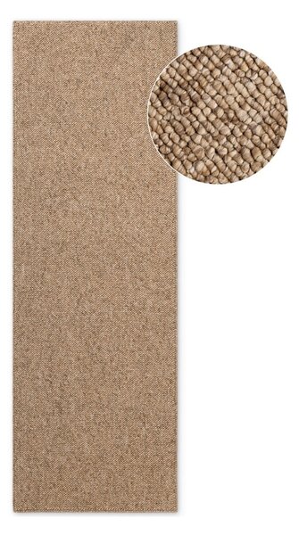 Светлокафява пътека подходяща за пране 80x240 cm Rocco Caramel – Elle Decoration