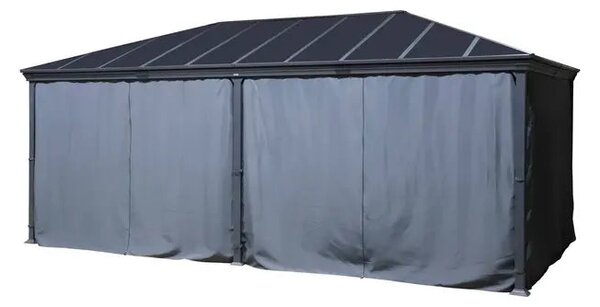 Комарници за пергола Hesperide Belize, Сиви шисти, 3.6x6 m