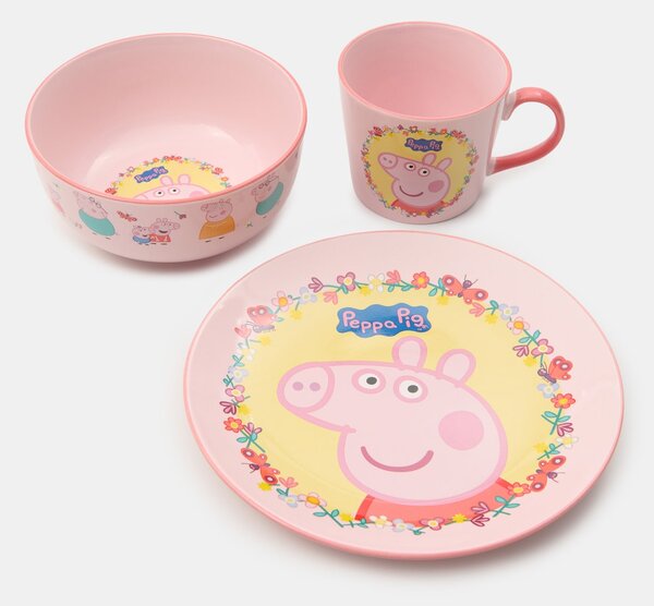 Sinsay - Керамична чиния с принт Peppa Pig - многоцветен