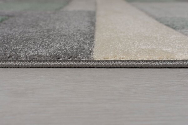 Килим Космос Ментолово/Сиво/Крем 80X150 см, Flair Rugs