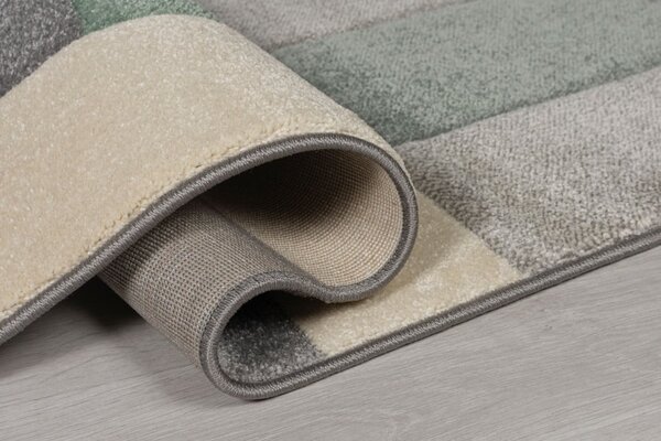 Килим Космос Ментолово/Сиво/Крем 80X150 см, Flair Rugs