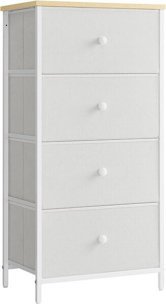 Шкаф за съхранение Songmics Бял 30 x 45 x 91.7 см