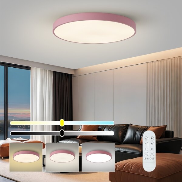 Brilagi-LED димируемо осветително тяло POOL SMART LED/100W/230V 80 cm Wi-Fi Tuya+DO розово