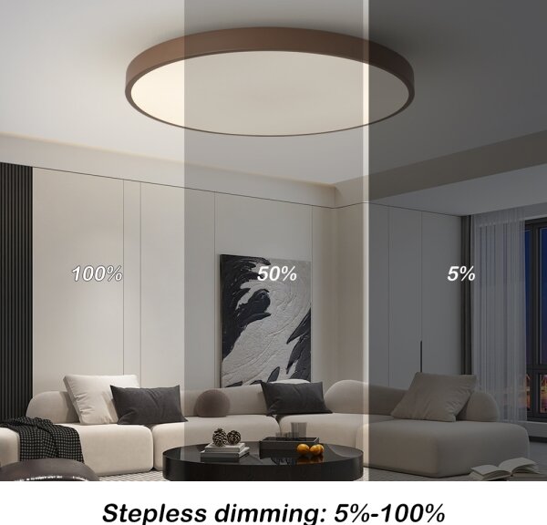 Brilagi-LED Димируемо осветително тяло POOL SMART LED/128 Вт/230 В 100 см Wi-Fi Tuya+ДУ кафяво