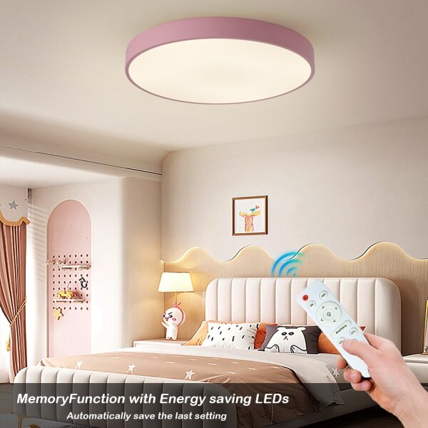 Brilagi - LED димируемо таванно осветително тяло POOL LED/60W/230V 3000-6000K 60 cm розово+ДУ