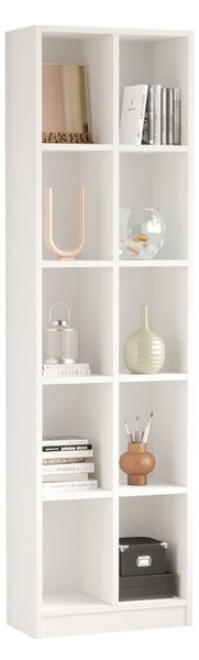 Библиотека, Otec, Pako World, бяла, 51x25x180 см