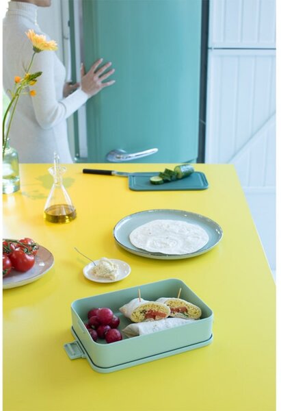 Кутия за храна Brabantia Make&Take 1006288, 2 л, Плътно затваряне, Без BPA, Зелен