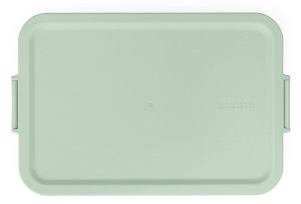 Кутия за храна Brabantia Make&Take 1006291, 2 л, С разделители, Плътно затваряне, Без BPA, Зелен